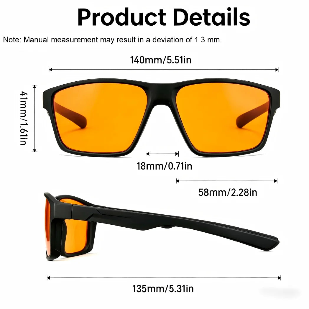 Blue Light Blocking Glasses Men Women Computer TV Gaming AR Coatings Lens Improve Sleep Naturally Producing Melatonin S68