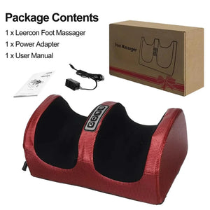 Electric Foot Massager Heating Therapy Hot Compression Shiatsu Kneading Roller Muscle Relaxation Pain Relief Foot Spa Machine