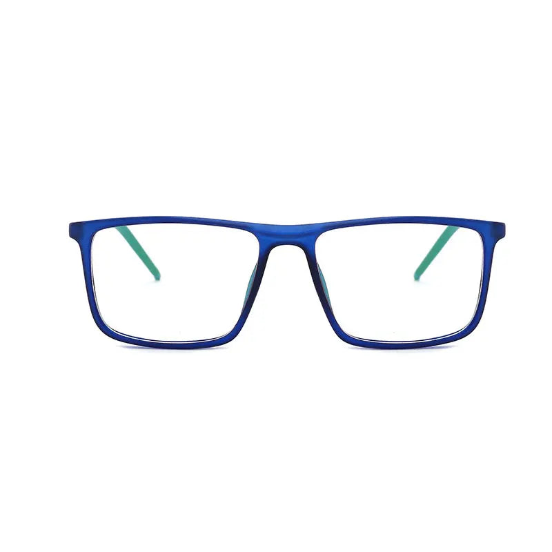 Blue Light Blocking Computer Glasses Women Men Big Square TR90 Aluminum Magnesium Eyewear Frame For Prescription Spectacle UV400