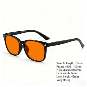 Blue Light Glasses for Woman Sleep Glasses for Blue Light Blocking Red Lens for Computer Gaming Reduce Eyestrain