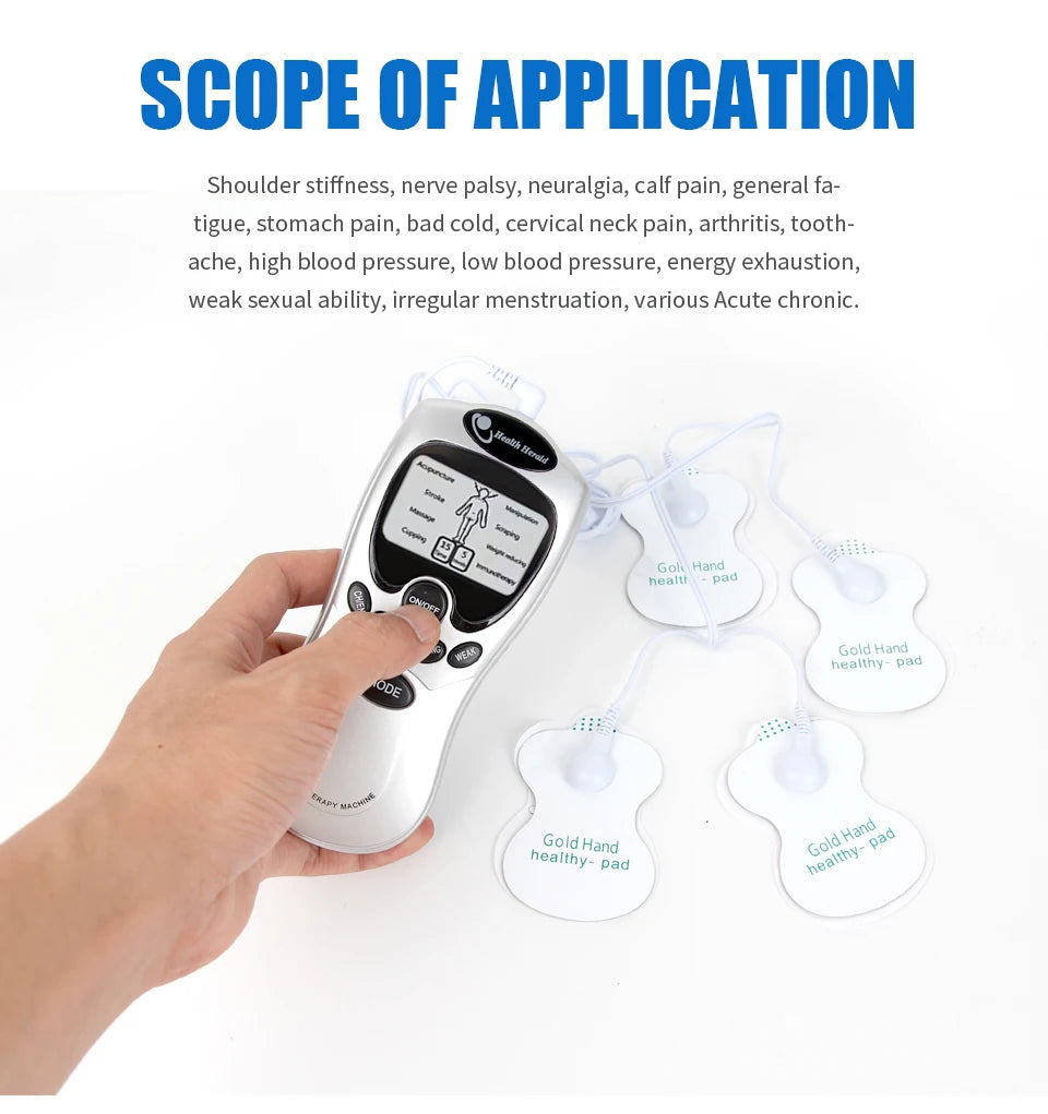 Electric Massage Instrumen Body Massager Massage Relax Neck Back Shoulder Hand Pain Relief Machine Physiotherapy Full Body