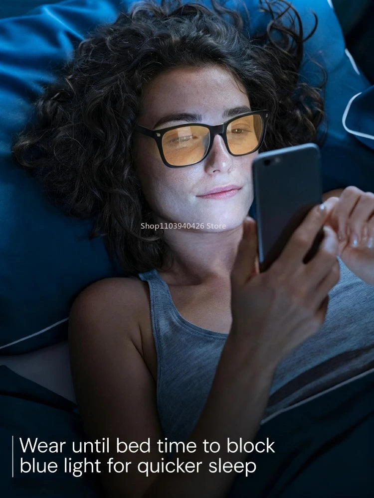 Blue Light Glasses Men Sleep Glasses For Blue Light Blocking Red Lens For Computer Gaming Reduce Eyestrain Bluelight Glasses