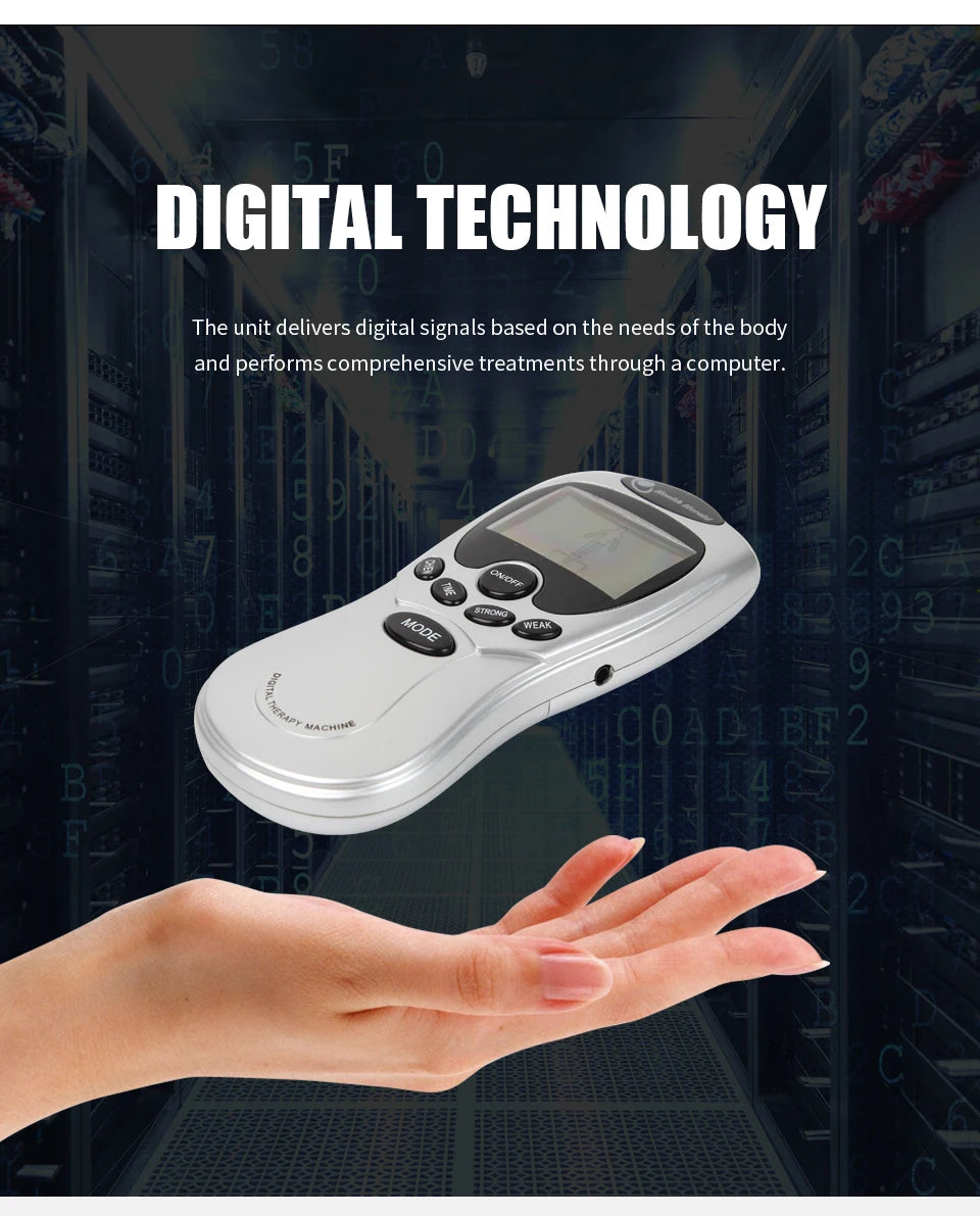 Electric Massage Instrumen Body Massager Massage Relax Neck Back Shoulder Hand Pain Relief Machine Physiotherapy Full Body