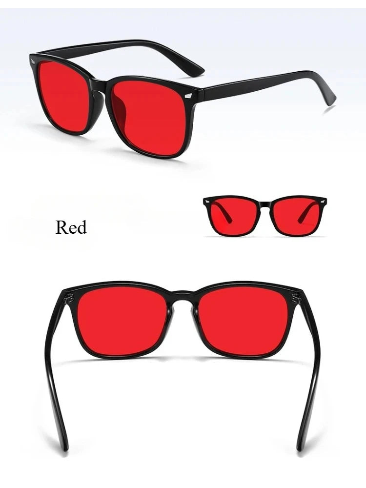 Blue Light Glasses for Woman Sleep Glasses for Blue Light Blocking Red Lens for Computer Gaming Reduce Eyestrain