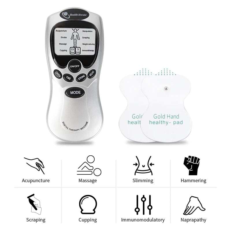 Electric Massage Instrumen Body Massager Massage Relax Neck Back Shoulder Hand Pain Relief Machine Physiotherapy Full Body