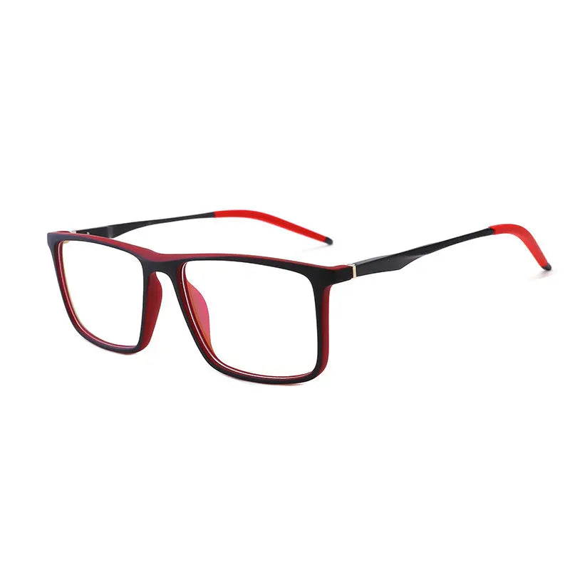 Blue Light Blocking Computer Glasses Women Men Big Square TR90 Aluminum Magnesium Eyewear Frame For Prescription Spectacle UV400