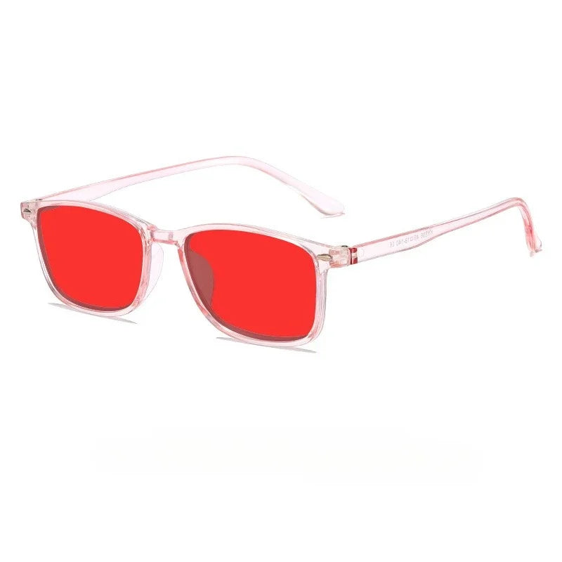 Blue Light Blocking Glasses for Watch Mobile Phones Play Computer Competitive Games Women's  Style Orange or Red Lenses Goggles