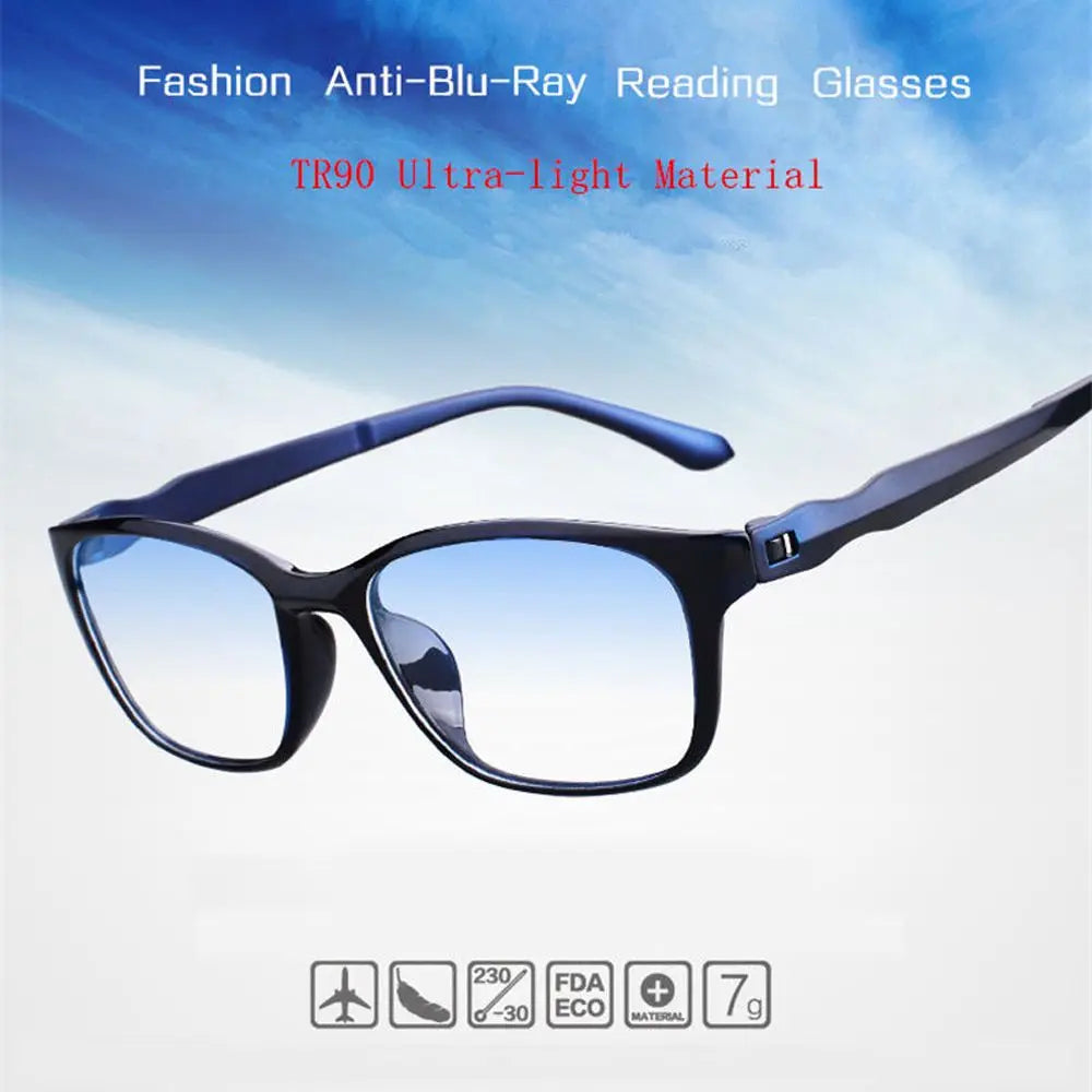 Blue Light Blocking Antifatigue Computer Eyeglasses Presbyopic Eyewear Anti-blue Light Reading Glasses Presbyopia Eyeglasses
