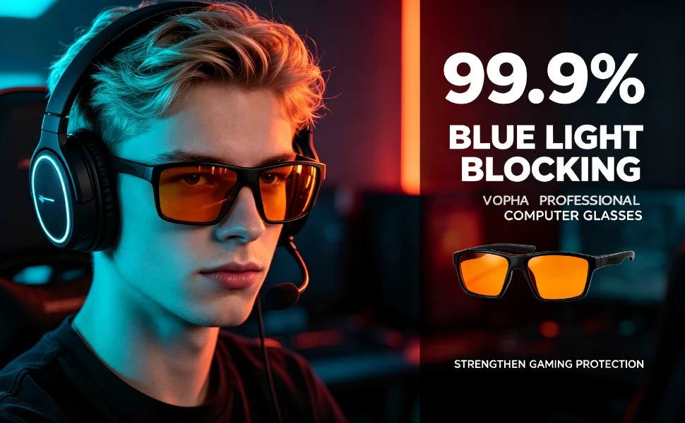 Blue Light Glasses Men Women | Blue Light Blocking Glasses for Screen Anti-Fatigue Eye Migraine S68
