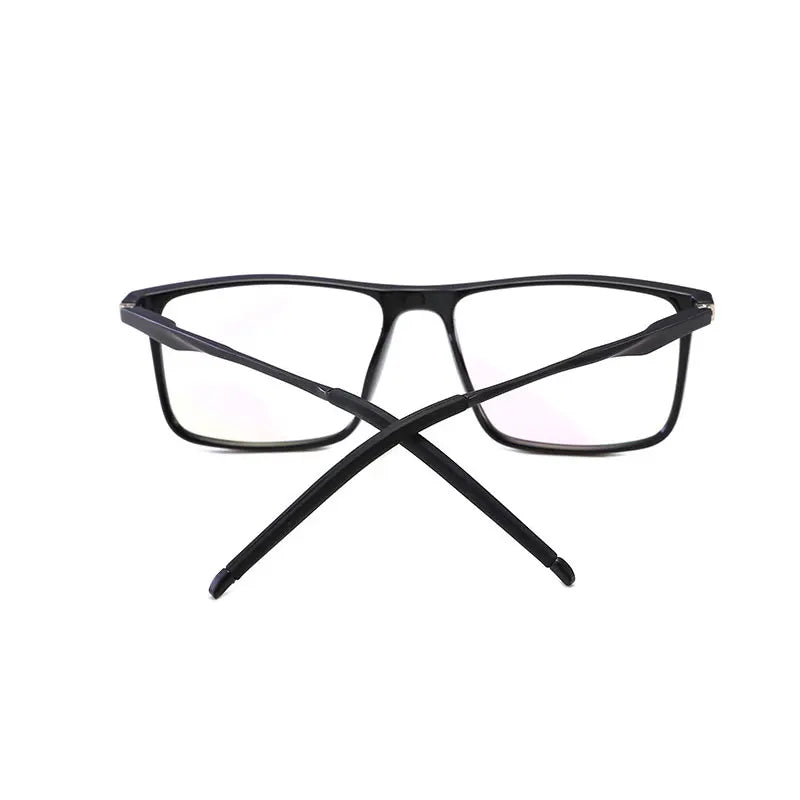 Blue Light Blocking Computer Glasses Women Men Big Square TR90 Aluminum Magnesium Eyewear Frame For Prescription Spectacle UV400
