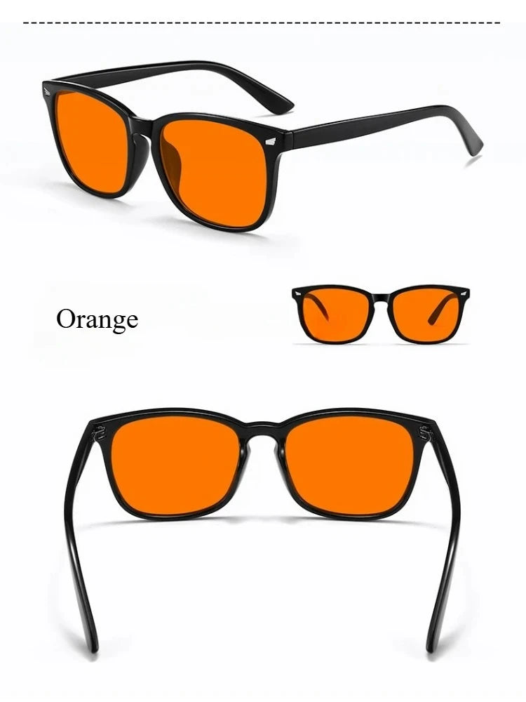 Blue Light Glasses for Woman Sleep Glasses for Blue Light Blocking Red Lens for Computer Gaming Reduce Eyestrain