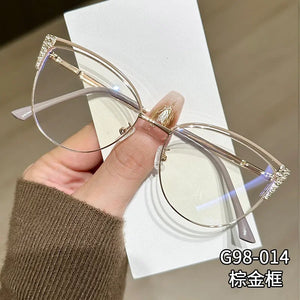 Blue Light Blocking Glasses for Women Optical Spectacle Eye Protection Computer Eyeglasses Fashion Brand Designers Eyewear