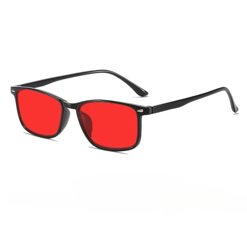 Blue Light Blocking Glasses for Watch Mobile Phones Play Computer Competitive Games Women's  Style Orange or Red Lenses Goggles