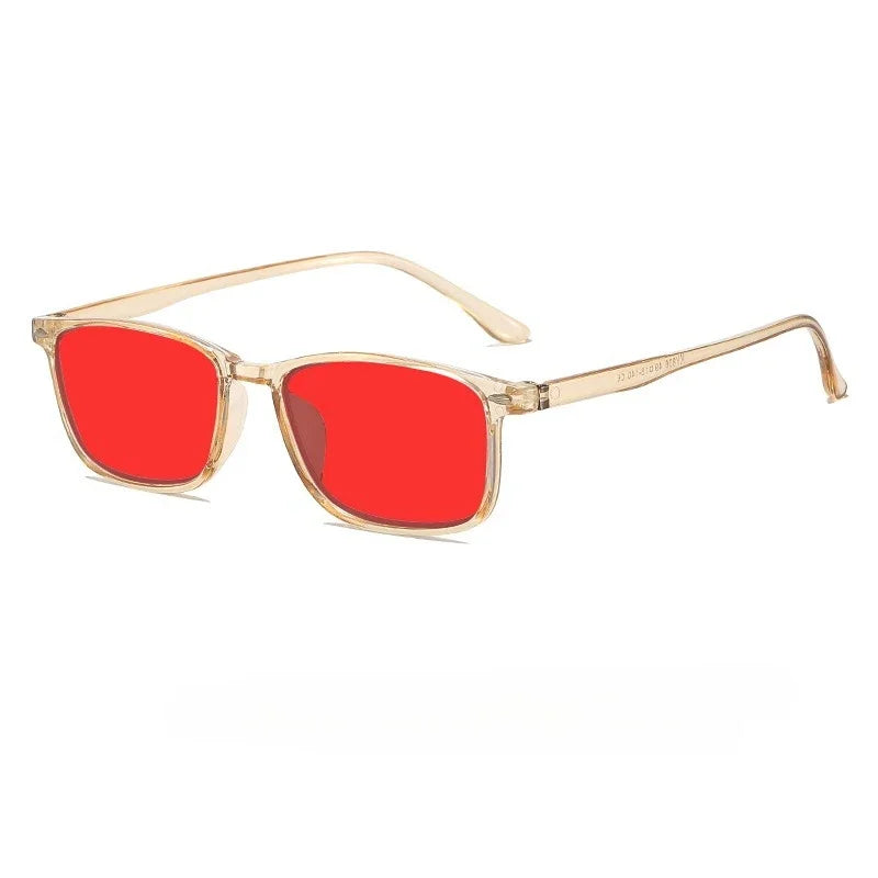 Blue Light Blocking Glasses for Watch Mobile Phones Play Computer Competitive Games Women's  Style Orange or Red Lenses Goggles