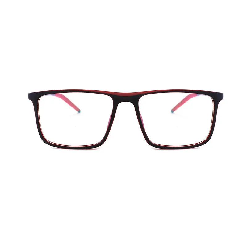 Blue Light Blocking Computer Glasses Women Men Big Square TR90 Aluminum Magnesium Eyewear Frame For Prescription Spectacle UV400