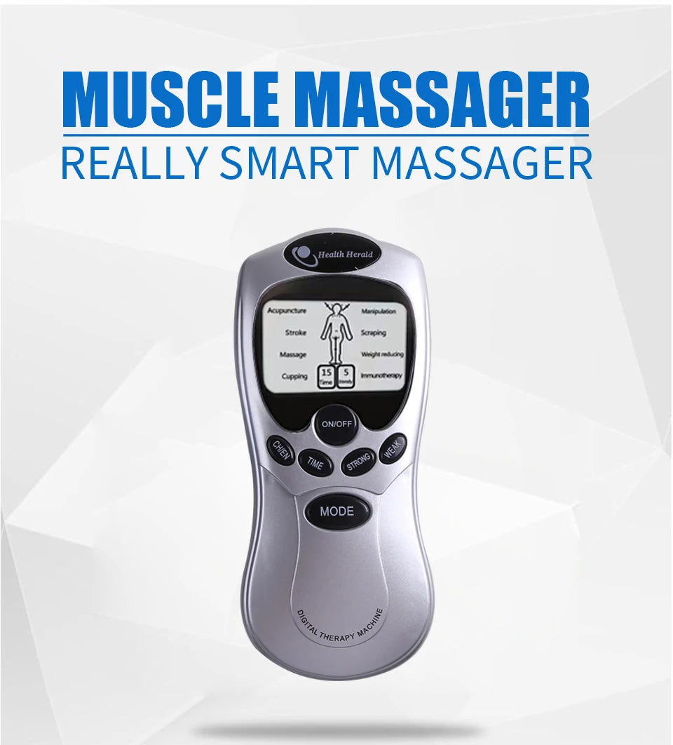 Electric Massage Instrumen Body Massager Massage Relax Neck Back Shoulder Hand Pain Relief Machine Physiotherapy Full Body